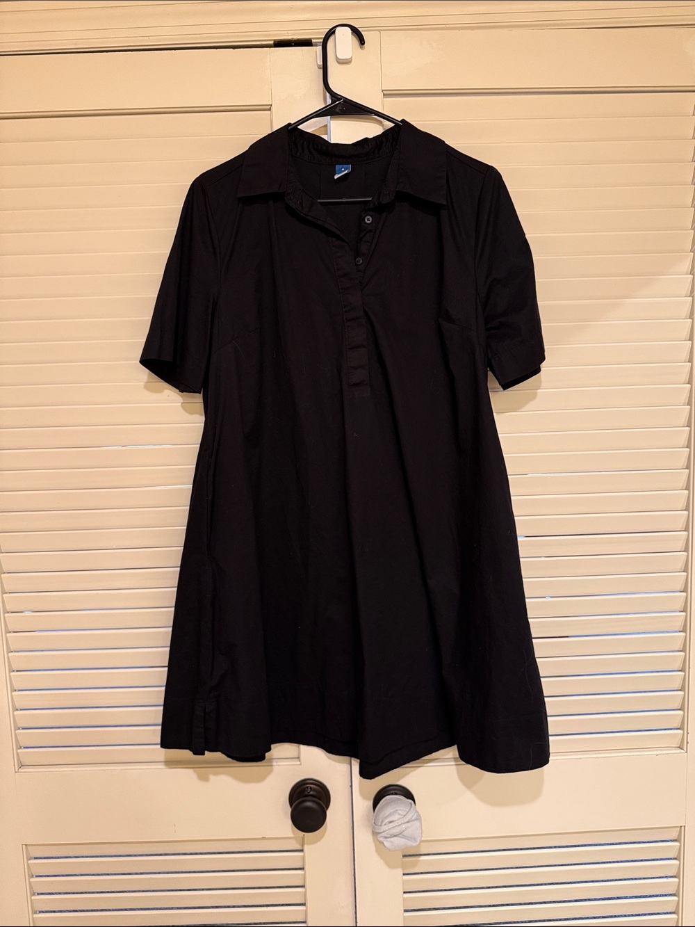 Old Navy Black Polo Mini Dress